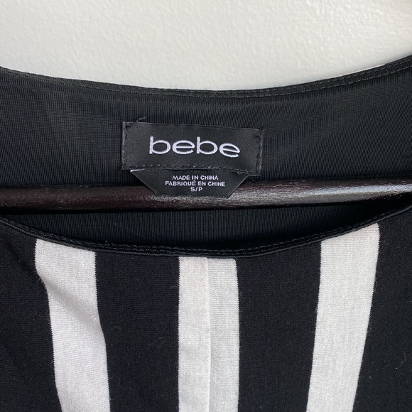 Bebe geometric black & white dress - Picture 3 of 4